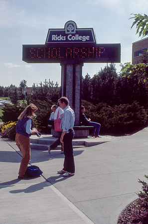 Ricks College Students. Sept 1988