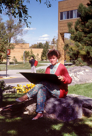 Ricks College Students. Sept 1988