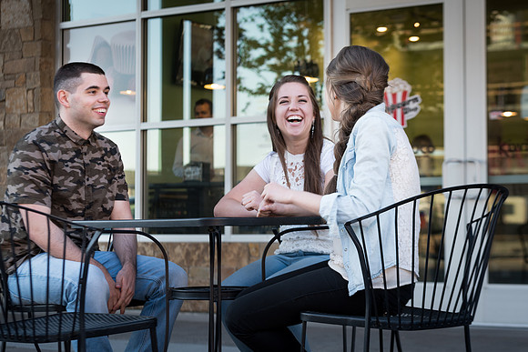 Students enjoy themselves around town in the Spring 2017 semester.