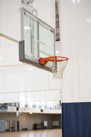The basketball courts in the BYU-I Center. 2017