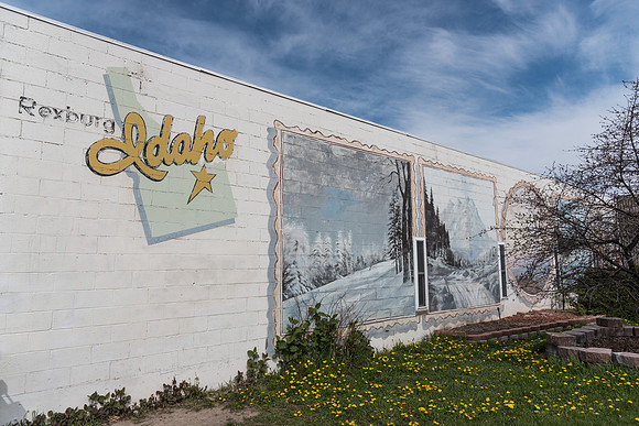 A mural near Mainstreet in Rexburg. 2017