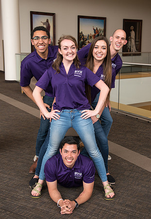 A student support group in the I-Center. 2017