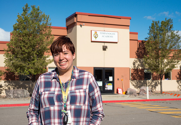 Teachers Aid at Timpanogas Academy in Lindon, Utah. April 2017