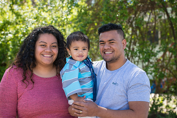 Pathway, Lesila and Vaie Kitekei'aho family. April 2017