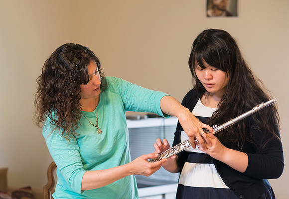 Pathway student, Chia Hsin and husband Kai Webber, April 2017