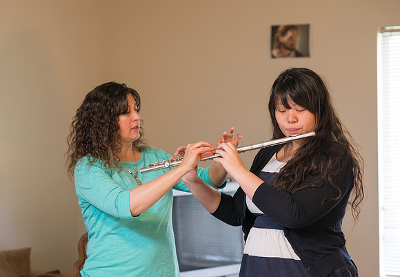 Pathway student, Chia Hsin and husband Kai Webber, April 2017