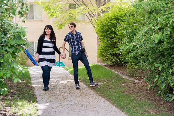 Pathway student, Chia Hsin and husband Kai Webber, April 2017