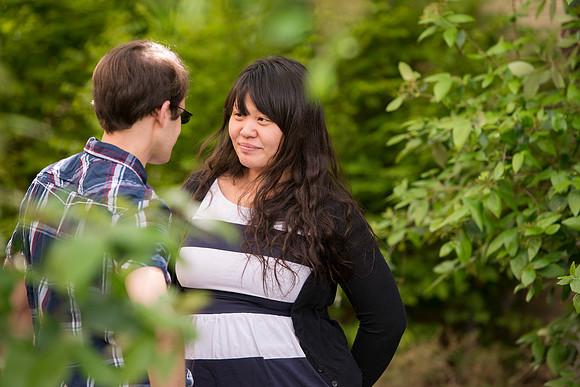 Pathway student, Chia Hsin and husband Kai Webber, April 2017