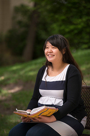 Pathway student, Chia Hsin and husband Kai Webber, April 2017