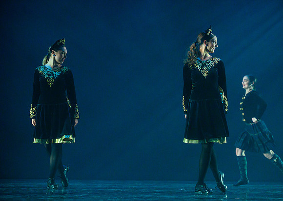 The Department of Theatre and Dance colorful Extravadance performance. Held in the Snow Drama Theatre.