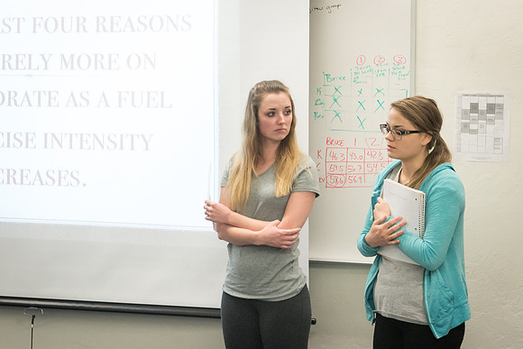 Exercise Physiology students.