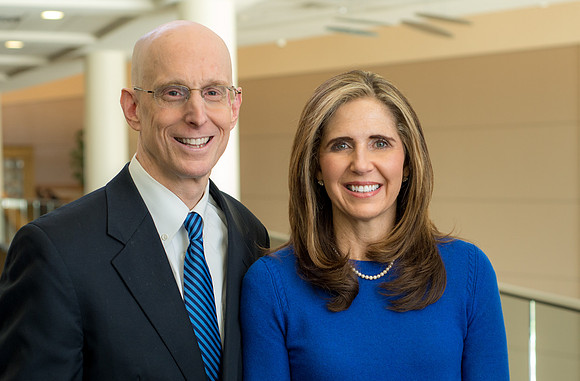 President Henry J Eyring and his wife Kelly for a video for Get Connected.