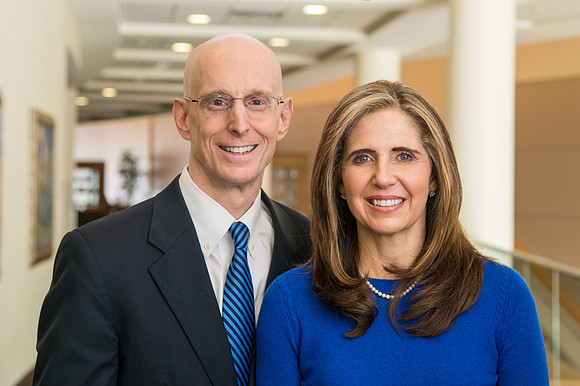 President Henry J Eyring and his wife Kelly for a video for Get Connected.