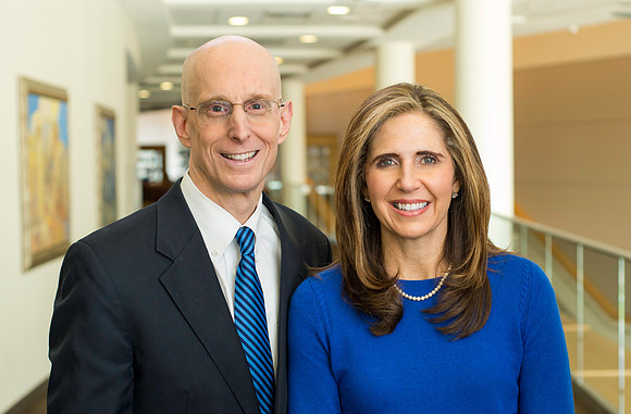 President Henry J Eyring and his wife Kelly for a video for Get Connected.