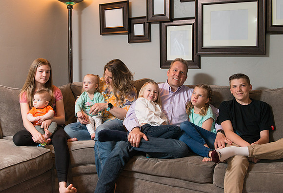 Bryan and Naoni McCurdy and family. April 2017