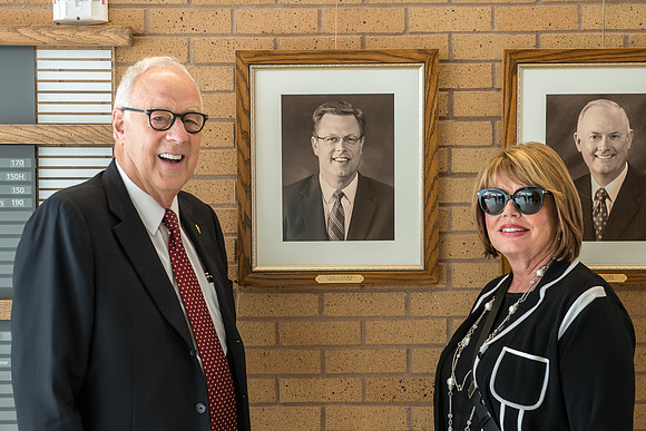 President Clark Gilbert's parents.