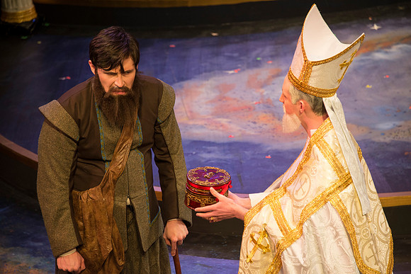 Stavis' play examines the process by which Galileo was put on religious trial, found guilty, and punished for his thoughts and actions. As it chronicles one man's attempts to expand the frontiers of h