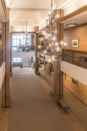 Many people also know the lobby as "The Fish Bowl." 2017