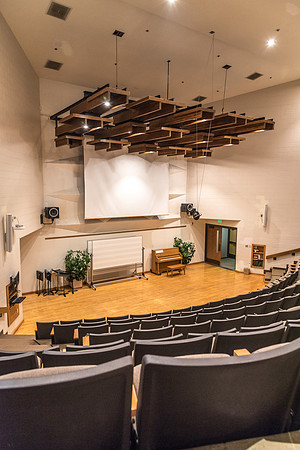 A recital hall in the Snow Building. 2017