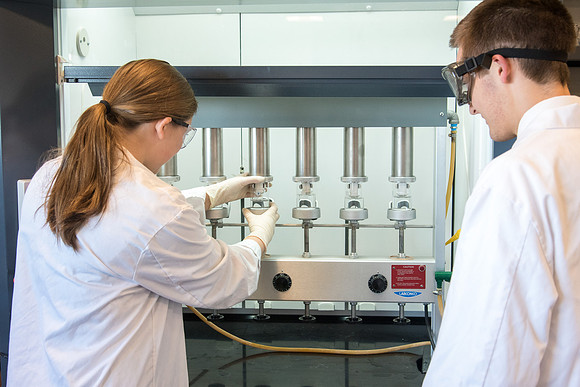 Food Science Research Lab in the Science and Technology Center.