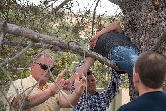 Students learn about Wilderness First Aid.
