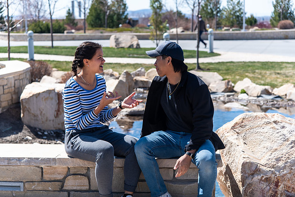 Students on Campus - Apr 2021
