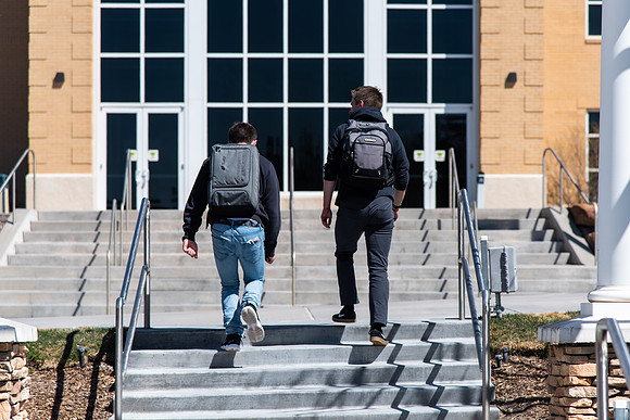 Students on Campus - Apr 2021