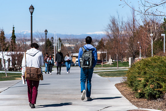 Students on Campus - Apr 2021