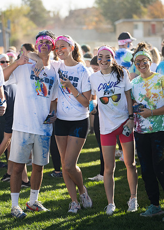 BYUI Color Run During Spirit Week
