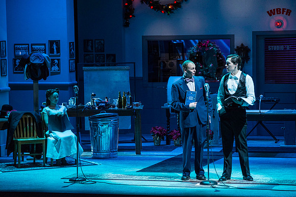 It's a Wonderful Life: A Live Radio Play, comes to life on stage at the Snow Drama Theater at BYU-Idaho.  It was written by Joe Landry and directed by Roger Merrill.