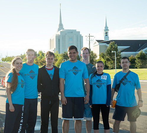 2017 Temple to Temple relay from Rexburg Temple to Idaho Falls Temple.