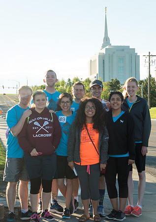 2017 Temple to Temple relay from Rexburg Temple to Idaho Falls Temple.