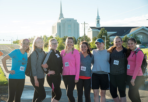 2017 Temple to Temple relay from Rexburg Temple to Idaho Falls Temple.
