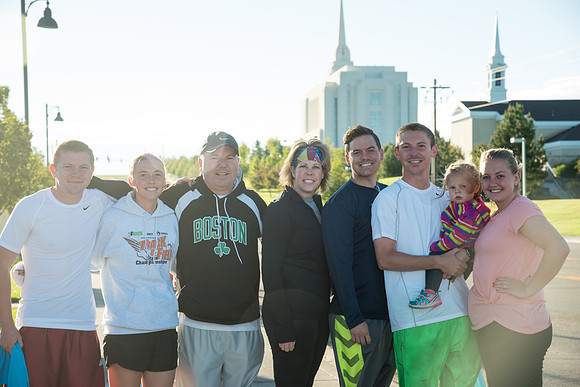2017 Temple to Temple relay from Rexburg Temple to Idaho Falls Temple.