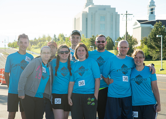 2017 Temple to Temple relay from Rexburg Temple to Idaho Falls Temple.
