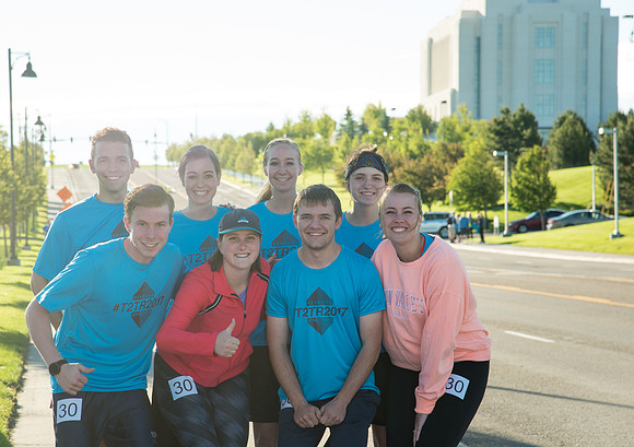 2017 Temple to Temple relay from Rexburg Temple to Idaho Falls Temple.
