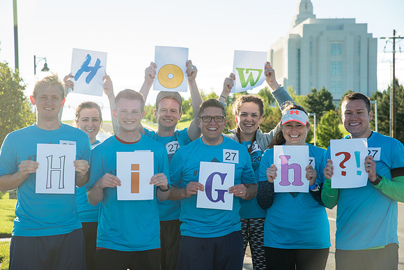 2017 Temple to Temple relay from Rexburg Temple to Idaho Falls Temple.