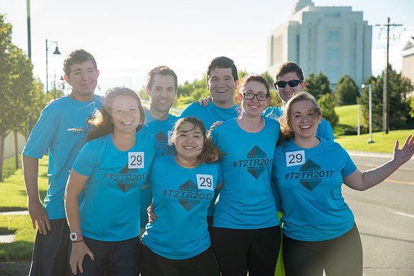 2017 Temple to Temple relay from Rexburg Temple to Idaho Falls Temple.