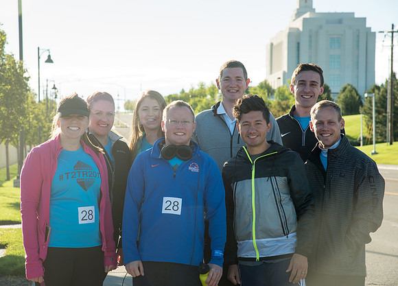 2017 Temple to Temple relay from Rexburg Temple to Idaho Falls Temple.