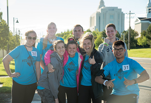 2017 Temple to Temple relay from Rexburg Temple to Idaho Falls Temple.