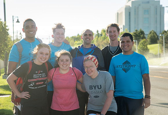 2017 Temple to Temple relay from Rexburg Temple to Idaho Falls Temple.