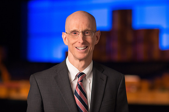President Henry J Eyring, video production in the BYU-Idaho Center Auditorium.