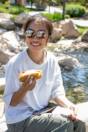 Hotdog Social on the Taylor quad.