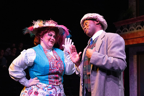 Dress rehearsal for Theater production, Comedy of Errors.