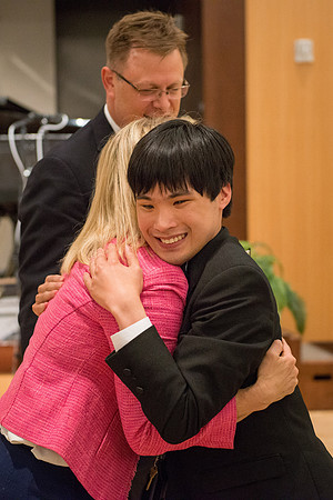 Farewell gathering President and Sister Gilbert.
