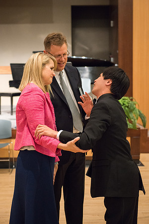 Farewell gathering President and Sister Gilbert.