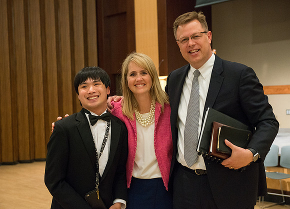 Farewell gathering President and Sister Gilbert.