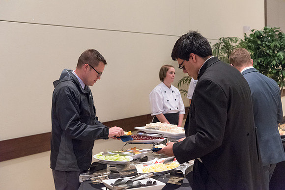 A farewell reception is held for President and Sister Gilbert, and their family. Students, faculty and friends come to say goodbye to the family and thank them for their service. 2017