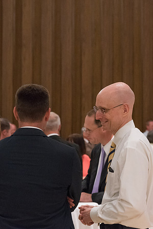A farewell reception is held for President and Sister Gilbert, and their family. Students, faculty and friends come to say goodbye to the family and thank them for their service. 2017