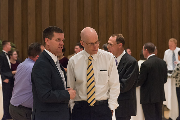A farewell reception is held for President and Sister Gilbert, and their family. Students, faculty and friends come to say goodbye to the family and thank them for their service. 2017
